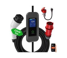 Immax - EV įkrovimo stotelė 32A/380V 22kW Wi-Fi Tuya