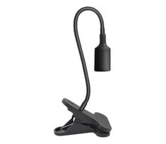 Lanksti stalinė lempa su spaustuku PLANTY 1xE27/30W/230V juoda