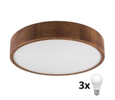 Brilagi - LED lubinis šviestuvas CARVALHO 3xE27/60W/230V 47 cm, ąžuolas/vyšnia