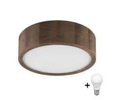 Brilagi - LED lubinis šviestuvas CARVALHO 1xE27/60W/230V 27 cm ąžuolas-riešutas