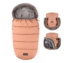 PETITE&MARS - Komplektas vaikų miegmaišis 4in1 COMFY + rankovės vežimui Pastel P