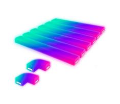 Brilo - LED RGBIC reguliuojama šviesos juosta Smart LED/24W/230V Wi-Fi Tuya