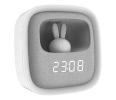 LED reguliuojama naktinė lempa su žadintuvu BUNNY LED/1,2W/5V 3000K