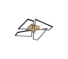 LED reguliuojamas lubų šviestuvas LED/115W/230V 3000-6500K ruda/juoda + DO