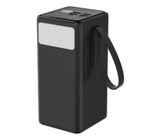 Power Bank 60000 mAh 20W PD 4xUSB-A + 2xUSB-C su LED žibintuvėliu ir 1m USB-C ka