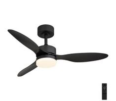 Globo 03608 - Reguliuojamas LED lubų ventiliatorius BLACKWELL LED/20W/230V + DO