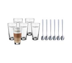 WMF - Latte macchiato stiklinės ir šaukšteliai CLEVER & MORE 6 vnt