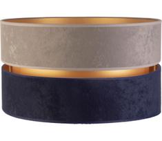 Duolla - Universalus DUO E27 gaubtas, pr. 40 cm, pilka/mėlyna/auksinė