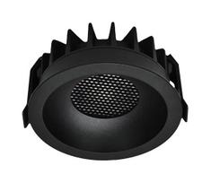 LED įmontuojamas šviestuvas LED/18W/230V 3000/4000/6400K Ø10,6 cm juodas