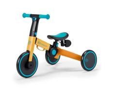 KINDERKRAFT - Vaikiškas 3in1 balansinis dviratukas 4TRIKE geltona/mėlyna