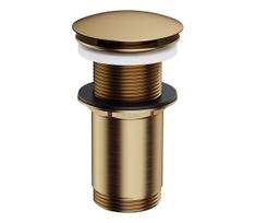 OMNIRES A716BR - Praustuvas CLICK-CLACK pr. 6,6 cm šlifuoto bronzos spalvos