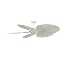 Lucci Air 21065449 - Lubų ventiliatorius BALI pr. 132 cm balta/kremas + DO