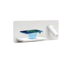 Immax 08286L-LED sieninis šviestuvas su jungikliu, USB ir bev. įkrovimu, LED 3W/
