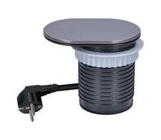 Solight PP124C-PD20 - Įmontuojama 1 lizdo rozetė + USB A+C jungtys