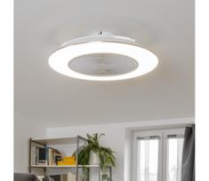 Brilagi - LED reguliuojamas šviestuvas su ventiliatoriumi AURA LED/38W/230V balt