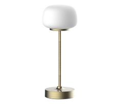 LED reguliuojama stalinė lempa RIMINI LED/2W/5V USB 2000 mAh auksinė/balta