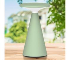 LED reguliuojama stalinė lempa PAROS LED/1,8W/5V USB 1800 mAh IP44 žalia