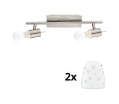 Eglo - LED taškinis šviestuvas MY CHOICE 2xE14/4W/230V chromas/balta