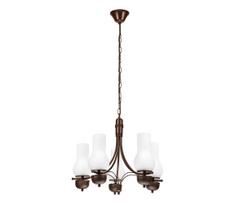Brilagi - LED šviestuvas COTTAGE 5xE14/40W/230V ąžuolas/balta