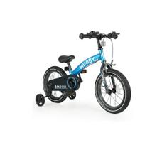 QPlay - Vaikiškas 14" MINIBY 3in1 dviratis, mėlynas