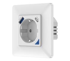 Immax NEO 07801L – Išmanioji 16A/230V kištukinė lizdas su 1x USB-A ir 1x USB-C T