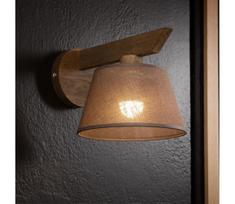 Brilagi - LED Sieninis šviestuvas ANTHONY 1xE14/40W/230V riešutas/rudas
