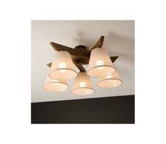 Brilagi - LED lubinis šviestuvas ANTHONY 5xE14/40W/230V ąžuolas/riešutas