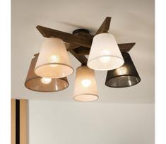 Brilagi - LED lubinis šviestuvas ANTHONY 5xE14/40W/230V ąžuolas-riešutas
