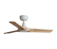 FARO 33805WT - Lubinis ventiliatorius HEYWOOD mediena/balta pr. 90 cm WT + DO