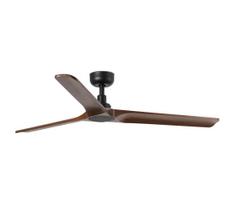 FARO 33809WT - Lubinis ventiliatorius HEYWOOD L mediena/juoda pr. 132 cm WT + DO