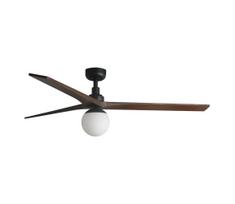 FARO 34276WT-11L - KLIM L ventiliatorius 1xE27/15W/230V riešutas/juoda 150 cm WT