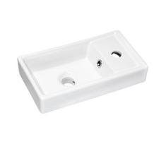 COMAD UM-VEDEA 40 - VEDEA 40x22 cm keraminis praustuvas, blizgus baltas
