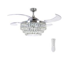 FANAWAY 212923 - LED lubinis ventiliatorius VEIL 6xE14/4,5W/230V chromas + DO