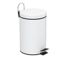 Aqualine - Atliekų dėžė SIMPLE LINE 3 l matinė balta