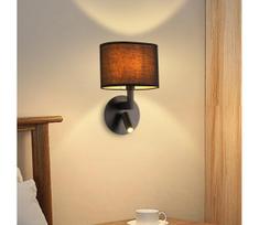 Brilagi - LED sieninis šviestuvas DAYA 1xE14/40W/230V + LED/3W juodas