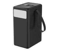 Power Bank 80000 mAh 20W PD 4xUSB-A + 2xUSB-C su LED ir 1m USB-C kabeliu