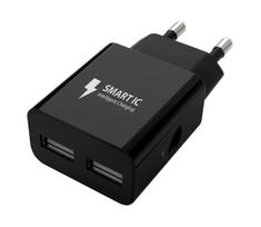 Winner Group – Įkrovimo adapteris 2xUSB-A 12W juodas