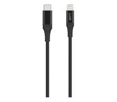Winner Group - USB MFI Lightning / USB-C kabelis 1m juodas