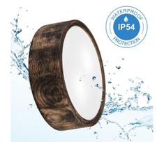 Lubinis vonios šviestuvas OAK SMOKY 2xE27/15W/230V IP54, 27,5 cm, ąžuolas/rudas
