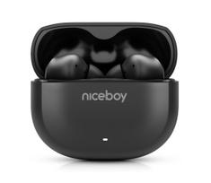 Niceboy Pins 4 – Belaidės ANC ausinės 400 mAh + 2x 50 mAh, IPX4, juodos