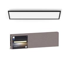Philips Hue AURELLE LED 39W 230V 120x30 cm juodas lubų šviestuvas su dimmeriu