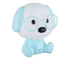 Globo 21761B - LED vaikų naktinė lempa PUPPY 1W/5V 500 mAh mėlyna