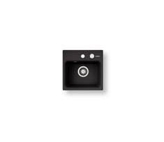 Pyramis 70168201 - Virtuvės kriauklė CAMEA MINI 40x40 cm granitas/juoda