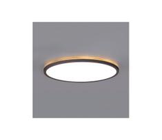 LED vonios lubų šviestuvas NIVERA LED/18W/230V IP54 pr. 30 cm juodas