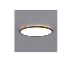 LED vonios lubų šviestuvas NIVERA LED/32W/230V IP54, skersmuo 42 cm, juodas