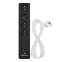 Išmanusis GoSmart 4Z prailgintojas 2 m su jungikliu, USB-A, USB-C, Wi-Fi