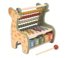 2Kids Toys - Medinis daugiafunkcis skaitliukas Žirafa