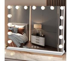 Brilagi - LED reguliuojamas HOLLYWOOD makiažo veidrodis LED/15W/230V 3000-6500K