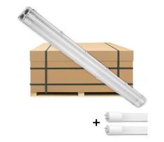 Brilagi - LED Tech. šviestuvas OPTIMA T8 2xG13/18W/230V IP65, 110 vnt. dėžėje