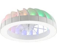 Brilliant - LED RGBW lubinis ventiliatorius su šviesa FANORA LED/30W/230V + DO